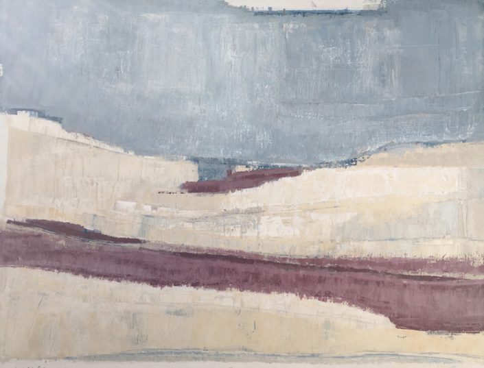 PROMENADE (89×116-Acrylique sur toile)